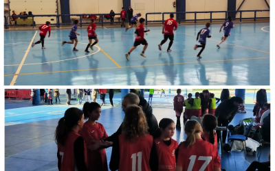 Jornada diferente de nuestros juegos escolares por la lluvia