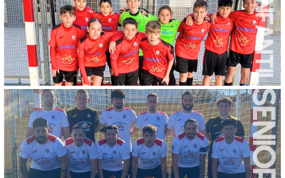 Comenzamos el nuevo año con dos intensos partidos de fútbol sala federado