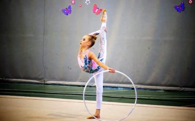 Raquel Martínez Casanova, participante del Campeonato de España de Gimnasia Rítmica