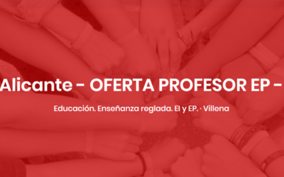 Oferta de trabajo para Educación Primaria